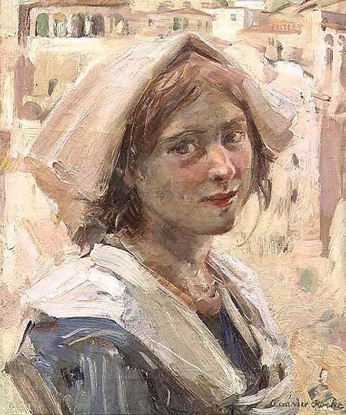 Alexander Ignatius Roche Italian Peasant Girl